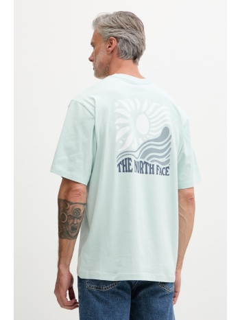 the north face t-shirt ανδρικό βαμβακερό sun oversize