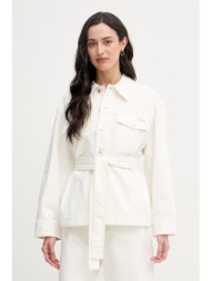 calvin klein jeans τζιν μπουφάν γυναικείο βαμβακερό ολόκληρο το προϊόν: 100% βαμβάκι