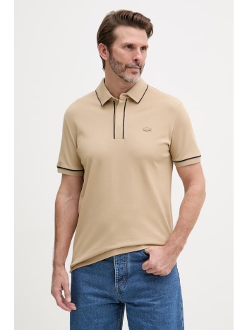 lacoste πόλο ανδρικό βαμβακερό με ελαστάν ολόκληρο το