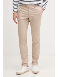 hackett london παντελόνι slim fit ανδρικό από βαμβάκι με ελαστάν ολόκληρο το προϊόν: 96% βαμβάκι 4% 