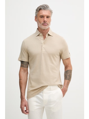 tommy hilfiger πλεκτό μπλουζάκι πόλο ανδρικό με λινό new