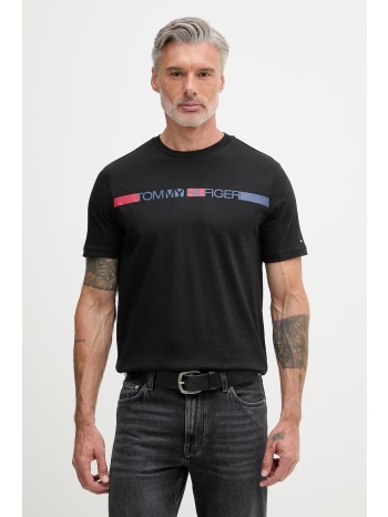 tommy hilfiger t-shirt ανδρικό βαμβακερό ολόκληρο το