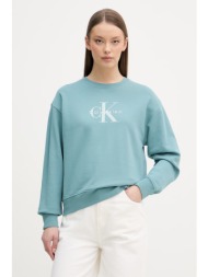 calvin klein jeans μπλούζα γυναικεία με βαμβάκι κύριο υλικό: 86% βαμβάκι 14% πολυεστέρας,ελαστικό στ