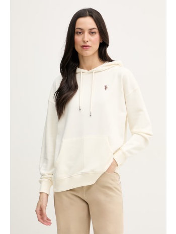 u.s. polo assn. μπλούζα με κουκούλα γυναικεία με βαμβάκι