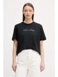 calvin klein jeans t-shirt γυναικείο βαμβακερό ολόκληρο το προϊόν: 100% βαμβάκι