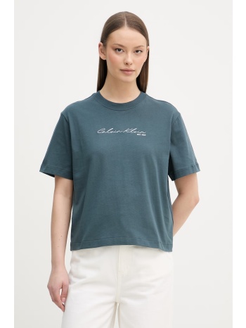 calvin klein jeans t-shirt γυναικείο βαμβακερό ολόκληρο το
