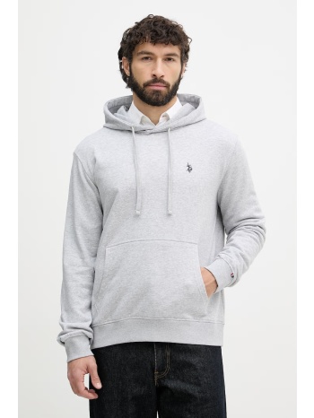 u.s. polo assn. μπλούζα με κουκούλα ανδρική με βαμβάκι dhm