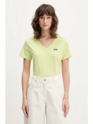 hugo blue t-shirt γυναικείο βαμβακερό classic v_b ολόκληρο το προϊόν: 100% βαμβάκι