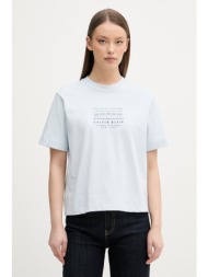 calvin klein jeans t-shirt γυναικείο βαμβακερό ολόκληρο το προϊόν: 100% βαμβάκι