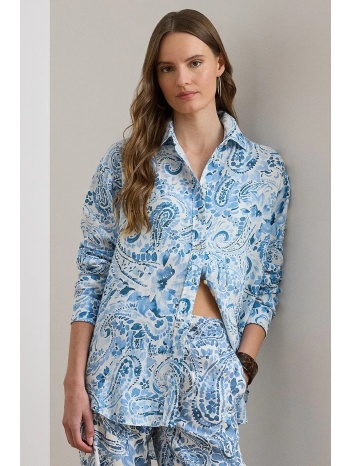 lauren ralph lauren πουκάμισο γυναικείο λινό ολόκληρο το