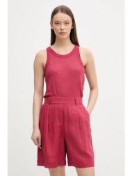 united colors of benetton τοπ γυναικείο λινό ολόκληρο το προϊόν: 100% λινό