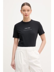 calvin klein jeans t-shirt γυναικείο βαμβακερό ολόκληρο το προϊόν: 100% βαμβάκι
