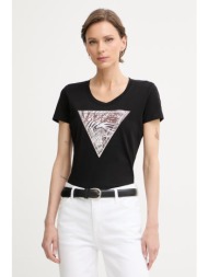 guess t-shirt γυναικείο βαμβακερό με ελαστάν ολόκληρο το προϊόν: 95% βαμβάκι 5% ελαστάν