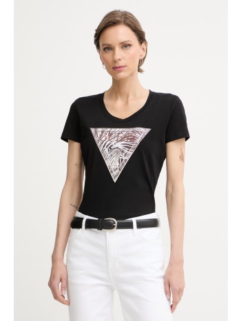guess t-shirt γυναικείο βαμβακερό με ελαστάν ολόκληρο το