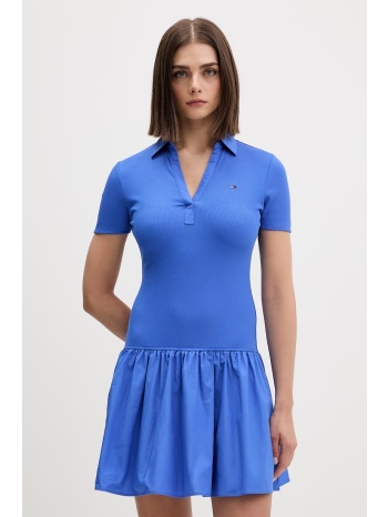 tommy jeans φόρεμα με βαμβάκι υλικό βάσης 94% βαμβάκι 6%