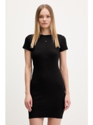 tommy jeans φόρεμα bodycon βαμβάκι με ελαστάν ολόκληρο το προϊόν: 96% βαμβάκι 4% ελαστάν