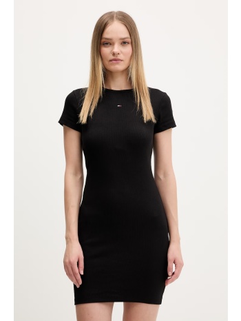 tommy jeans φόρεμα bodycon βαμβάκι με ελαστάν ολόκληρο το