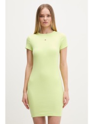 tommy jeans φόρεμα bodycon από βαμβάκι με ελαστάν ολόκληρο το προϊόν: 96% βαμβάκι 4% ελαστάν