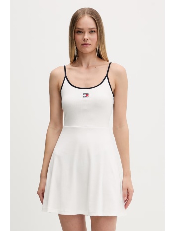 tommy jeans καλοκαιρινό από βαμβάκι με ελαστάν ολόκληρο το