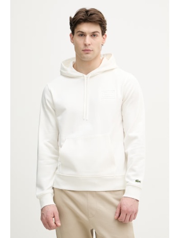 lacoste μπλούζα με κουκούλα ανδρική βαμβακερή υλικό βάσης
