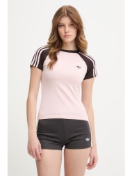 adidas originals t-shirt γυναικείο υλικό 1: 93% βαμβάκι 7% ελαστάν,υλικό 2: 78% βαμβάκι 22% πολυεστέ