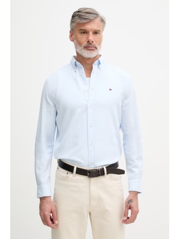tommy hilfiger πουκάμισο ανδρικό βαμβακερό ολόκληρο το