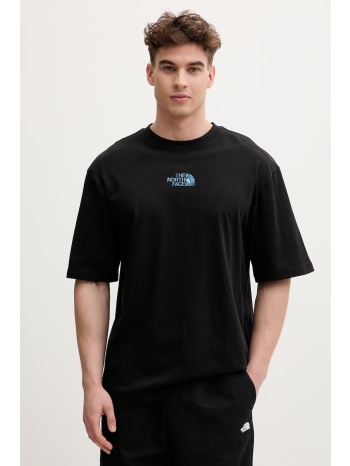 the north face t-shirt ανδρικό βαμβακερό liquid logo