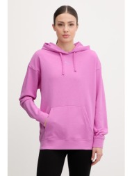 puma μπλούζα με κουκούλα γυναικεία με βαμβάκι essentials relaxed κύριο υλικό: 68% βαμβάκι 32% πολυεσ