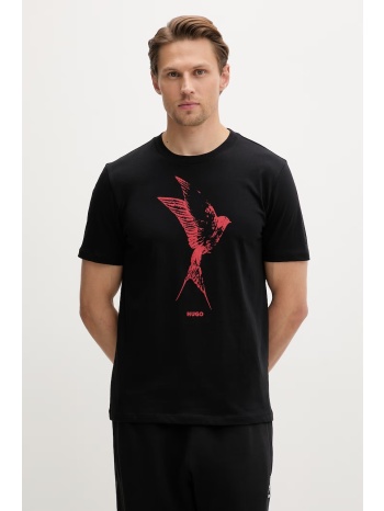 hugo t-shirt ανδρικό βαμβακερό duhorse ολόκληρο το προϊόν