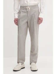 hugo παντελόνι slim fit ανδρικό με πρόσμιξη λινού getlin251f3 υλικό βάσης: 55% βαμβάκι 45% λινό,επέν