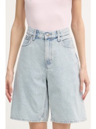calvin klein jeans σορτς γυναικεία ντένιμ υλικό βάσης: 100% βαμβάκι,επένδυση τσέπης: 65% πολυεστέρας
