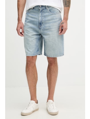 calvin klein jeans σορτς ανδρικά με πρόσμιξη λινού υλικό