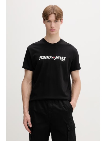 tommy jeans t-shirt ανδρικό βαμβακερό ολόκληρο το προϊόν