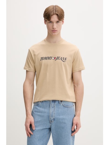 tommy jeans t-shirt ανδρικό βαμβακερό ολόκληρο το προϊόν