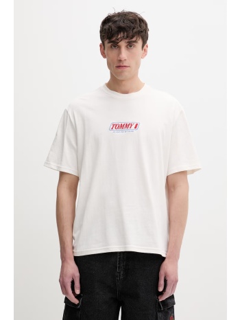 tommy jeans t-shirt ανδρικό βαμβακερό ολόκληρο το προϊόν