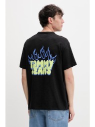 tommy jeans t-shirt ανδρικό βαμβακερό ολόκληρο το προϊόν: 100% βαμβάκι