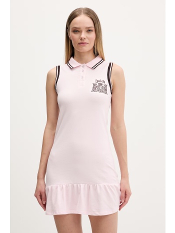juicy couture καλοκαιρινό βαμβακερό peplum dress ολόκληρο