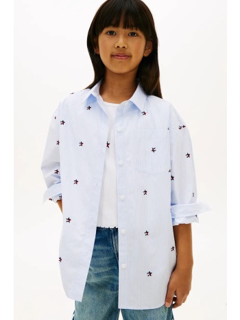 tommy hilfiger πουκάμισο παιδικό βαμβακερό ολόκληρο το