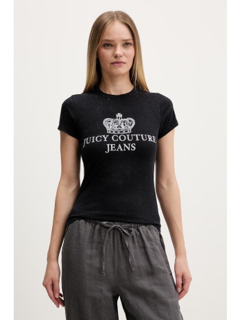 juicy couture t-shirt γυναικείο βαμβακερό heritage hilton