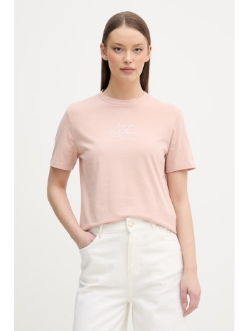 calvin klein jeans t-shirt γυναικείο βαμβακερό ολόκληρο το