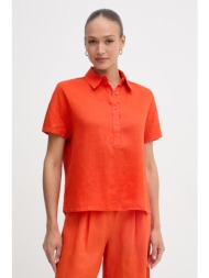 united colors of benetton μπλούζα γυναικεία λινή ολόκληρο το προϊόν: 100% λινό
