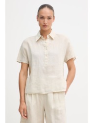 united colors of benetton μπλούζα γυναικεία λινή ολόκληρο το προϊόν: 100% λινό