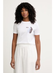 mm by max mara t-shirt γυναικείο βαμβακερό licenza ολόκληρο το προϊόν: 100% βαμβάκι