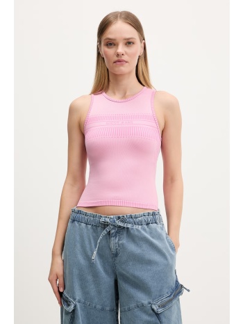 guess jeans πλεκτό τοπ γυναικείο ολόκληρο το προϊόν 77%