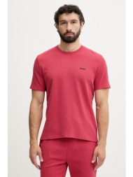 boss lounge t-shirt ανδρικό waffle t-shirt ολόκληρο το προϊόν: 60% βαμβάκι 40% πολυεστέρας