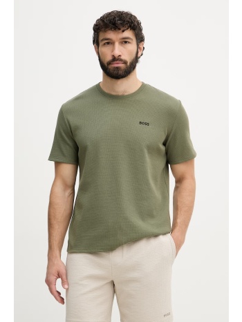 boss lounge t-shirt ανδρικό waffle t-shirt ολόκληρο το
