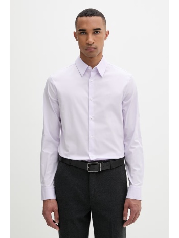 calvin klein πουκάμισο ανδρικό με βαμβάκι ολόκληρο το