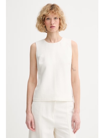 calvin klein μπλούζα με τιράντες γυναικεία με βισκόζη υλικό