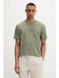 calvin klein t-shirt ανδρικό βαμβακερό ολόκληρο το προϊόν: 100% βαμβάκι