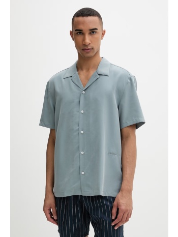 calvin klein πουκάμισο ανδρικό με μοντάλ ολόκληρο το